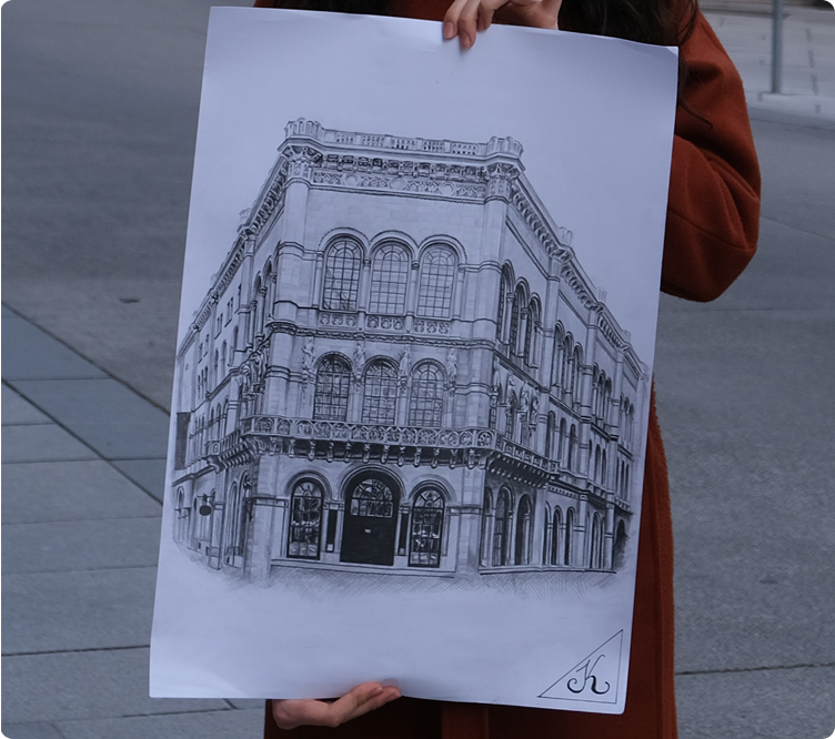 Cafe in Vienna artwork