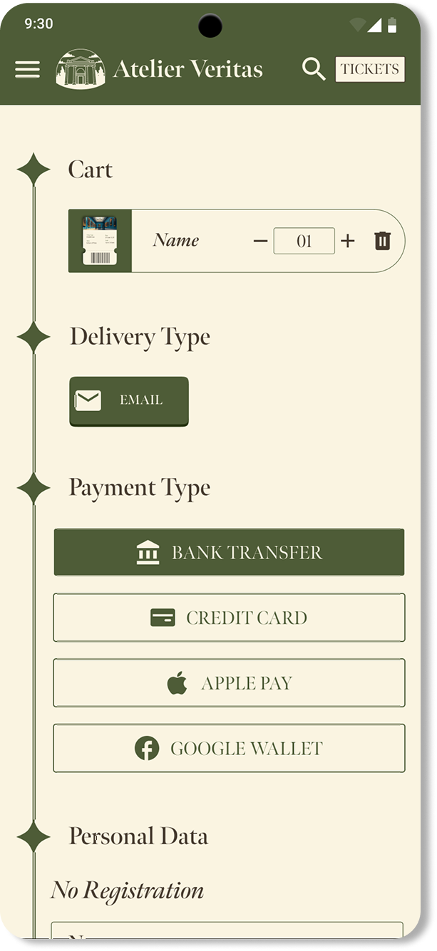 Cart final design on mobile