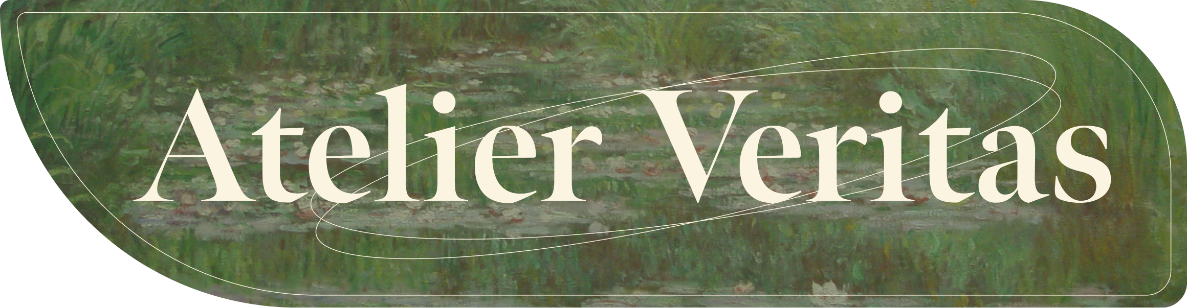 Atelier Veritas typography presentation using Meno Banner