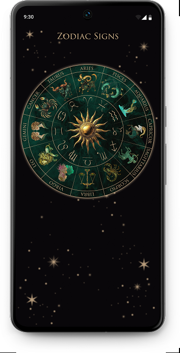 Destiny application zodiac screen