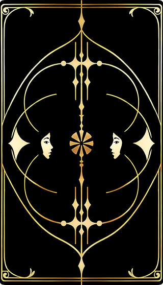 Tarot card back cover