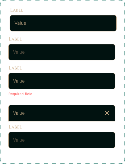 Input fields