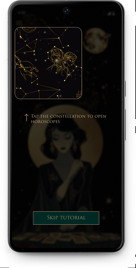 Horoscopes guide screen