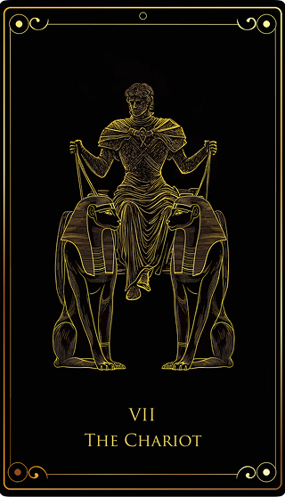 The Chariot tarot card