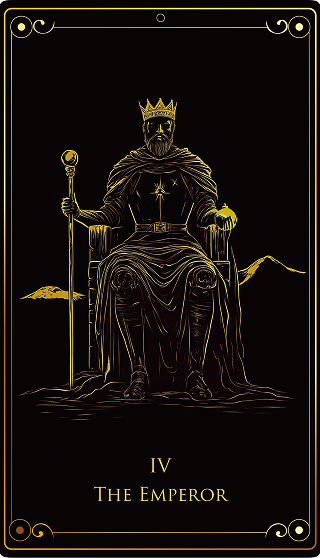 The Emperor tarot card