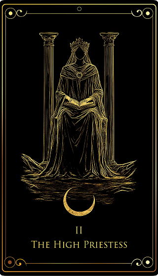 The High Priestess tarot card