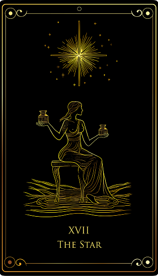 The Star tarot card
