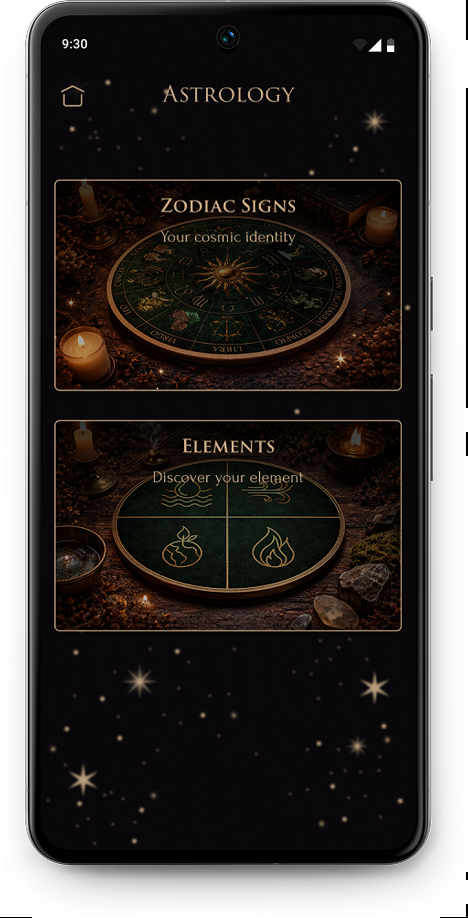 Astrology screen